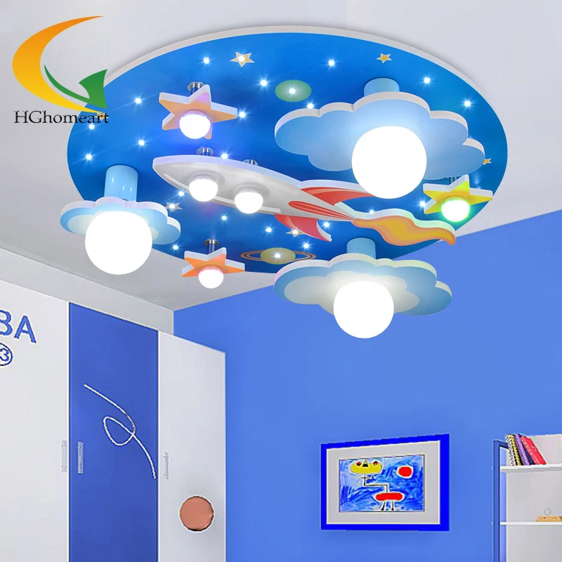 

Modern Children's LED Ceiling Lamp with remote Cartoon Kids Lighting LED Ceiling Lights For 110V 220V