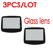 3 шт./лот стеклянный пенис материал прозрачный экран крышка объектива подходит GameboyAdvance ремонт консоли GBO DMG Панель Цвет заранее карман