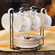 Цзиндэчжэнь керамическая черная чайная чашка набор с подстаканником ручной работы креативный маленький чай вкус чашка офисная кофейная чашка