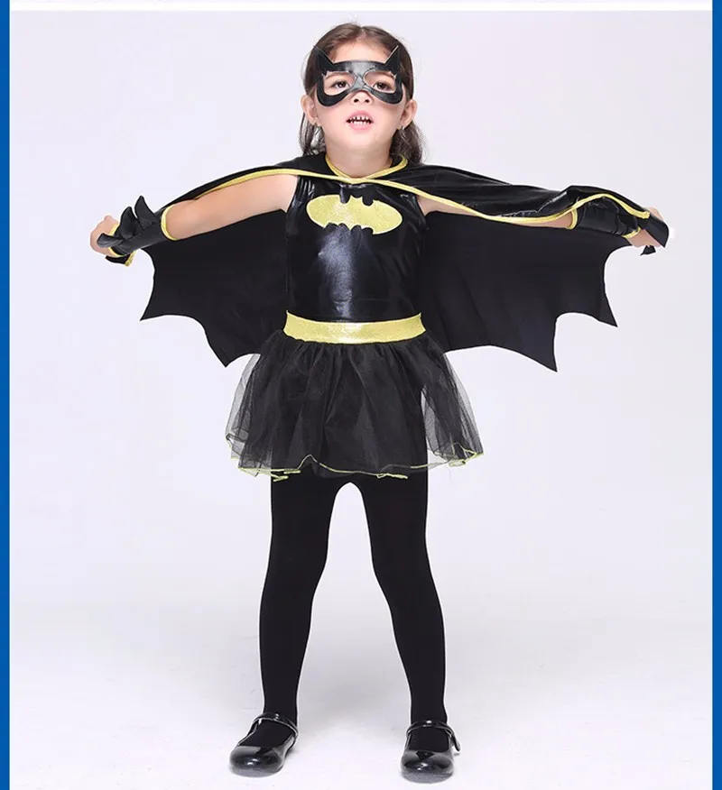 Лидер партии Косплэй костюм летучей мыши юбка на Хэллоуин одежда для детей Обувь для девочек игры, потому что принцессы Платья для женщин