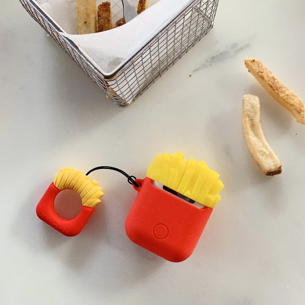 Étui McDo pour AirPods en Silicone avec porte-clés