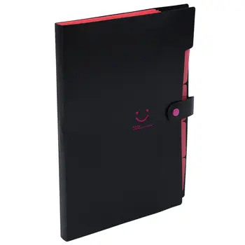 

BLEL Hot Plastic Expanding File Folders Accordion Document Organizer 5-Pocket A4 Letter Size for School and Office