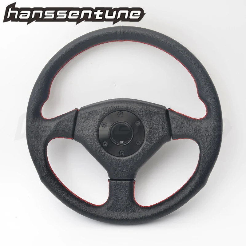 

14inch flat style Drifting PVC Leather Steering Wheel / Universal Car Auto Racing Steering wheels