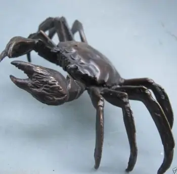 

Copper Casting Crab Statue Ornament Garden Decoration 100% real Brass Bronze