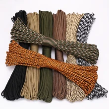 4 tamaño Dia.4mm 9 núcleos de soporte Paracord para cuerda de paracaídas de supervivencia cordón Camping cuerda de acampar para escalada senderismo tendedero