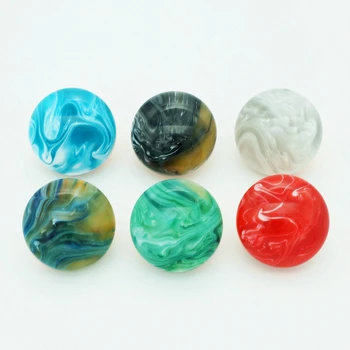 

NS1015 Hot 10Pcs Natural Waves Stone 18MM snaps buttons Beauty Reflective Bright fit DIY charm snap bracelet necklace