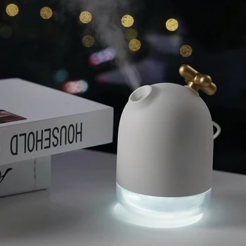 

220ml Air Humidifier Creative X Switch Timer Ultrasonic USB Aroma Essential Oil Diffuser Mist Maker Car Fogger With LED Light