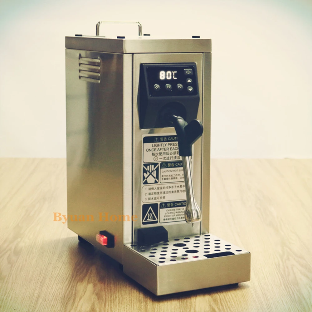 ЖК коммерческий портативный полностью автоматический отпариватель для молока Электрический вспениватель кофе и катушка для вспенивания капучино латте кофе вспенивание