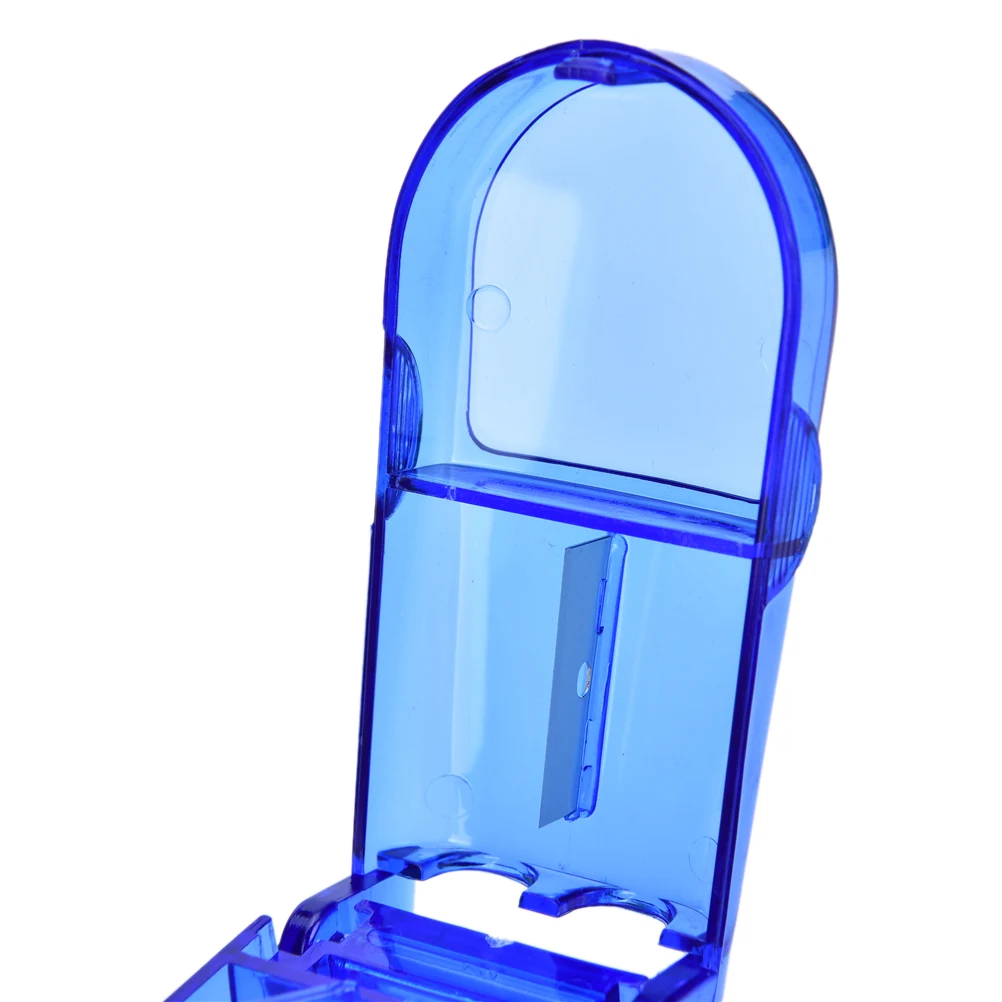 1 шт. мини-полезная портативная коробка для хранения лекарств, держатель для таблеток, нож для разрезания таблеток, разветвитель, чехол для таблеток, 3 цвета