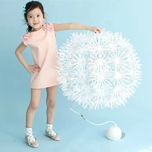 2017 Toddler Baby font b Dress b font Kid Girls Sleeveless Flower Princess font b Dresses