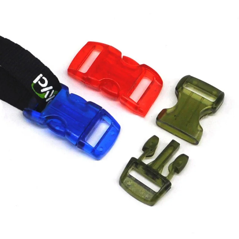 Meetee 50 шт. 10 мм пластиковые прозрачные цвета пряжки для отстегивания DIY настраиваемая сумка с пряжкой части одежды ремень лямки Паракорд Браслет
