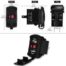 Универсальное автомобильное зарядное устройство водонепроницаемый двойной порт Авто адаптер USB Автомобильное зарядное устройство для iphone 6 6s 7 plus Xiaomi samsung