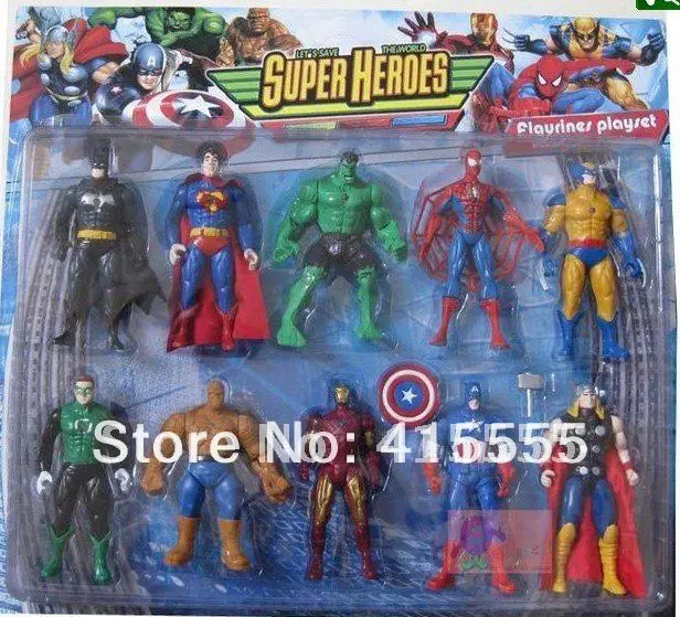 Super heróis homem aranha figuras ações brinquedos de