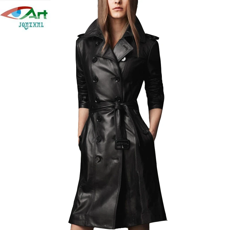 Pardessus Double Automne Breasted Slim Taille Vestes Cuir La Plus Turn E547 Veste Pu Femmes En Hiver Black Nouveau 2018 Jqnzhnl Manteaux Col Down EZawq60n