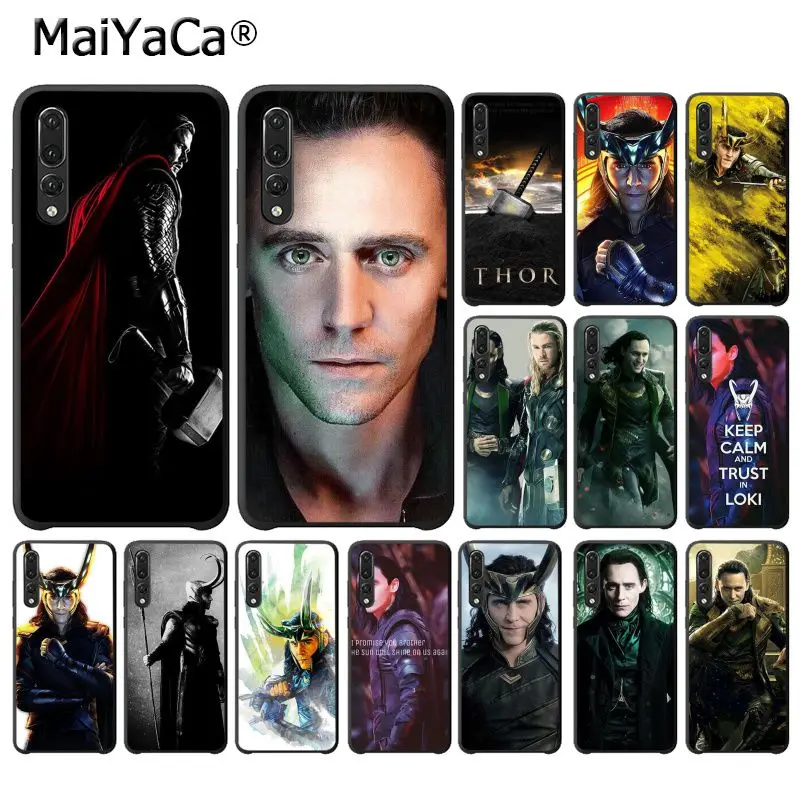 

MaiYaCa Coque Marvel Hero Loki Black TPU Soft Phone Case for Huawei P20Lite P10 Plus Mate9 10 Mate10 Lite P20 Pro Honor10 Mate20
