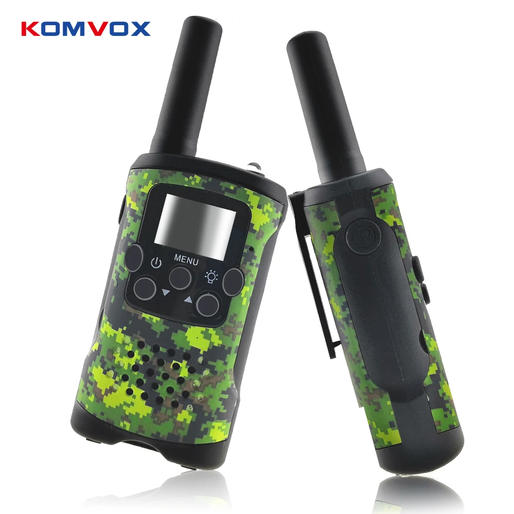 

Kids Walkie Talkie Mini Radio 0.5W FRS/GMRS 400-470MHZ 8/22CH VOX PTT Flashlight LCD display Children Intercom for Toys Gifts