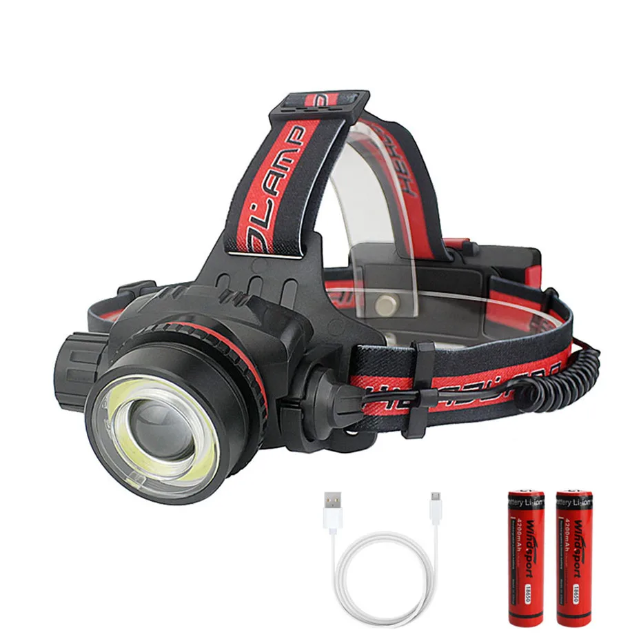 

VBS T6 COB Headlamp Flashlight Lightweight Headlight Head Light Lamp Helmet Light for Outdoor/ Camping/Running/Hiking/Reading