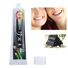 Отбеливание зубов 160 г бамбуковый уголь анти-халитозные отбеливающие пятна удалить уход за полостью рта отбеливающая зубная паста