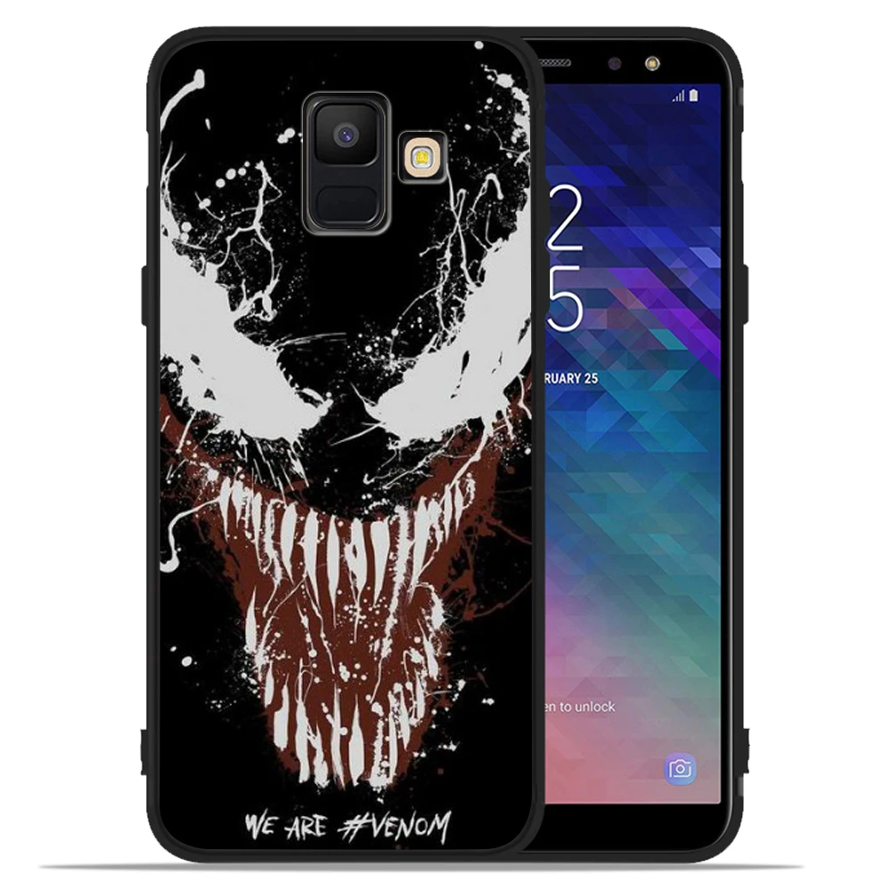 Чехол Marvel, Железный человек, яд, Дэдпул, Человек-паук, для samsung Galaxy A750 A9 A6 A7 A8 Plus A3 A5 A7, оболочка