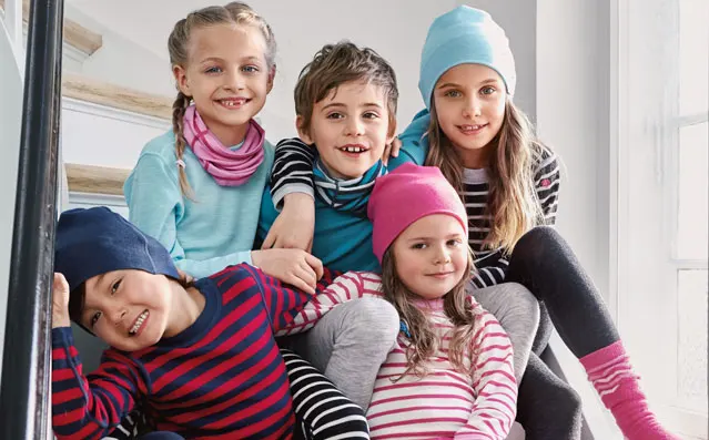 100 Merino wool kids beanies thermal unisex baby boys girls hats children bonnet outdoor skullies accessories