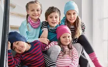 100% Merino wool kids beanies thermal unisex baby boys girls hats children bonnet outdoor skullies accessories 6months-14years