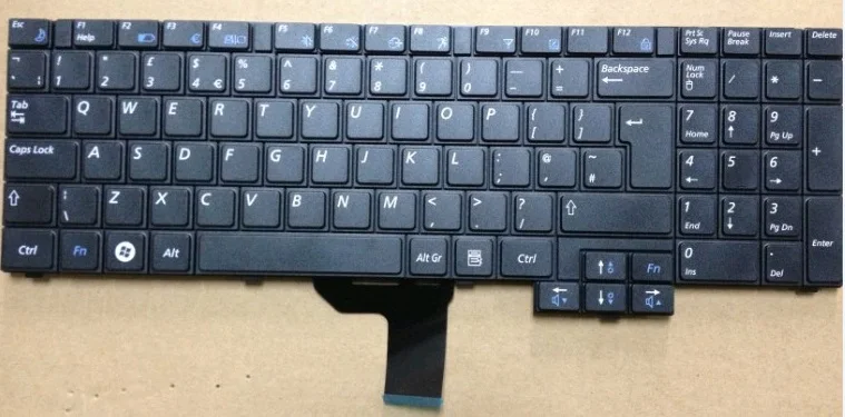  Zbrusu nová laptopová klávesnice pro Samsung R530 R525 R525 R520 R620 NP-R540