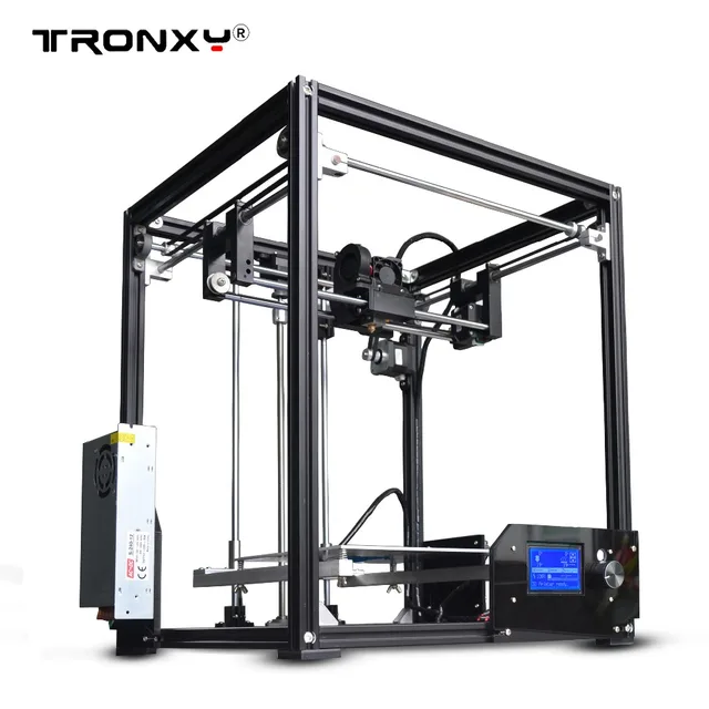 Cheap 2019 new upgarded Aluminium cube 3D Printer Kits Tronxy X5 Full Metal Extrusion high precision 12864P LCD big printing size Cheap 2019 new upgarded Aluminium cube 3D Printer Kits Tronxy X5 Full Metal Extrusion high precision 12864P LCD big printing size