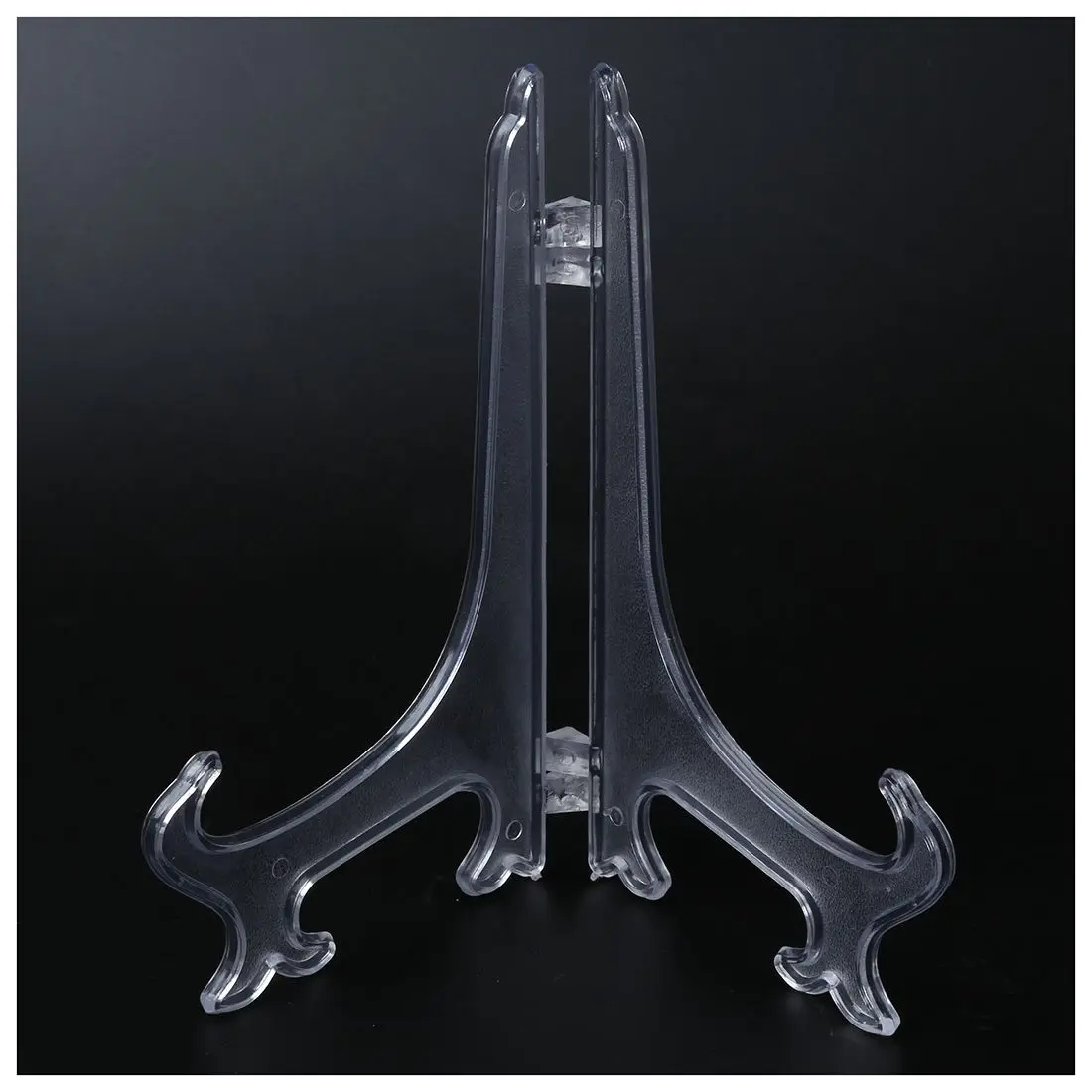 Transparent 7" Display Easel Stand Plate Bowl Picture Frame Photo