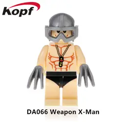 Одиночная Продажа Супер Герои оружие X-Man фигурки Черная пантера кирпичи собрать строительный конструктор для детей DIY игрушки подарок DA066