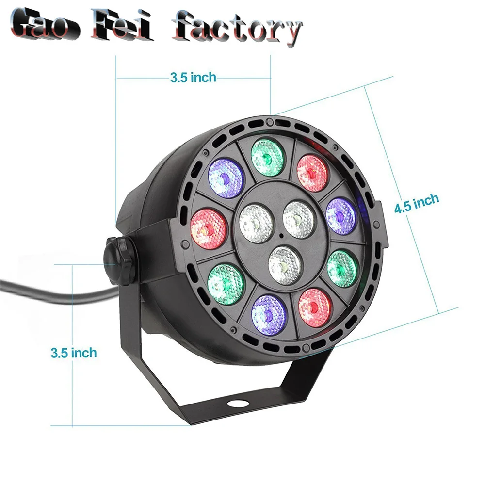 10 قطعة/الوحدة 12x3 W LED الاسمية يمكن الاسمية led أضواء dj العارض غسل الإضاءة المرحلة ضوء LED مع LED مصباح موازي المستوى