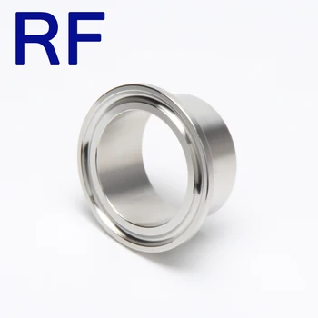 

RF 12" L=21.5/28.6/38.1mm Sanitary Tri Clamp Ferrule Pipe Fitting Stainless Steel 304/316L For Homebrew Beer