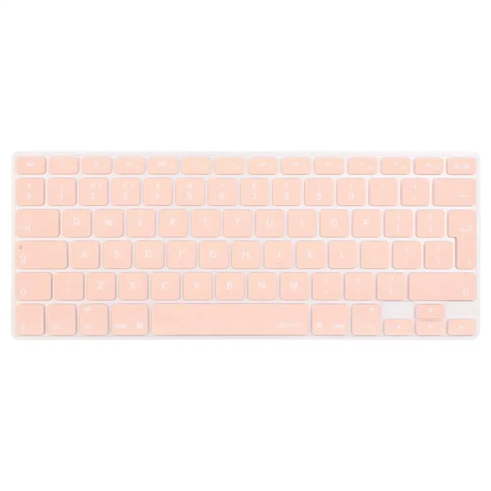 MOSISO Европа/британский английский чехол для клавиатуры ноутбука для Macbook Air 13 A1466/A1369 Pro 13 15 дюймов w/из retina Дисплей клавиатура с пленкой - Цвет: Baby Pink