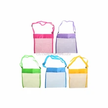 Portable Kids Sand Away Mesh Beach Bag Shell Collection Carrying font b Toys b font Storage