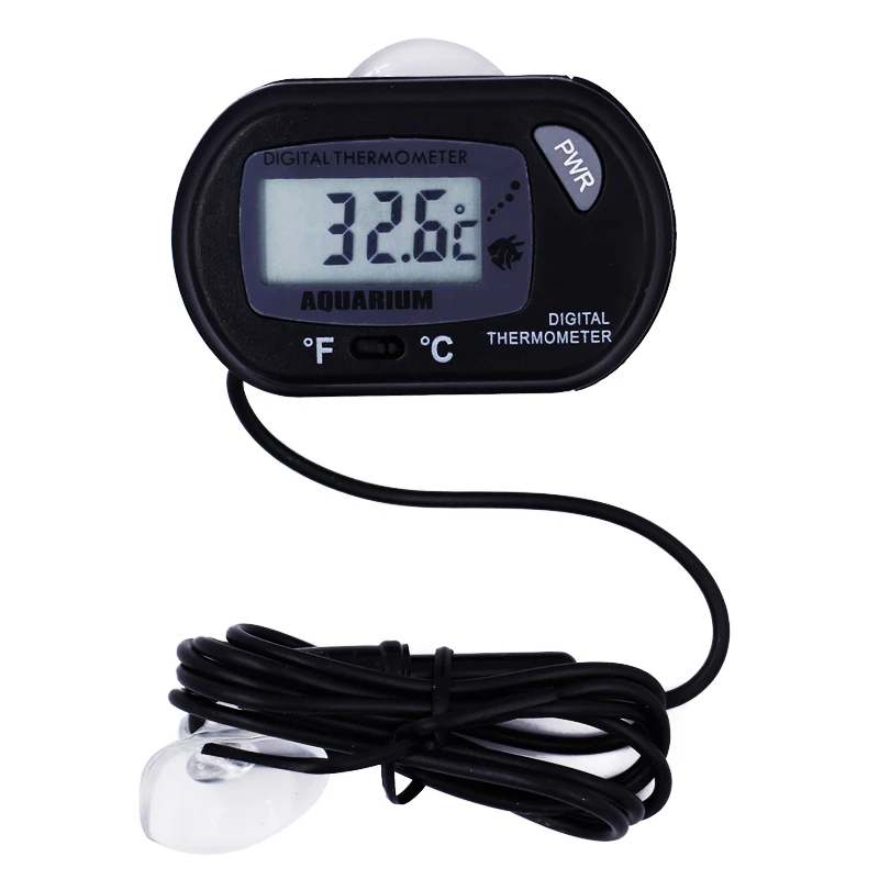 LCD digital Display Fish Tank Aquarium Thermometer with Suction Cup for