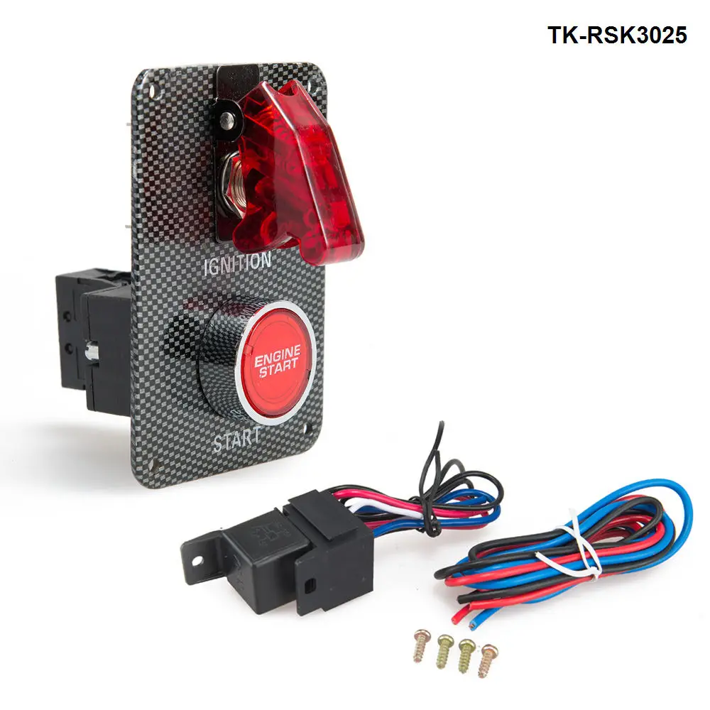 Racing Switch Kit Car electrical/Switch Panels Flip up Start/Ignition