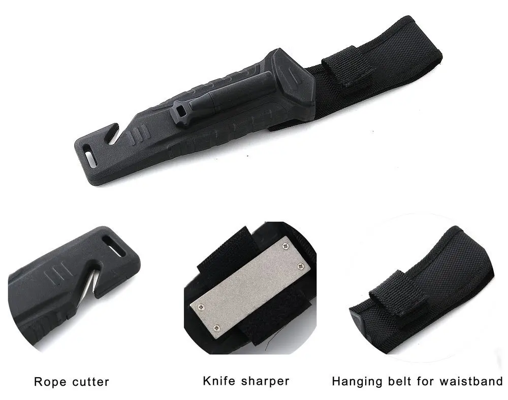 58-60HRC Firebird Ganzo G8012 7cr17mov blade ABS handle Hunting fixed knife Survival Knife Camping tool outdoor tactical tool