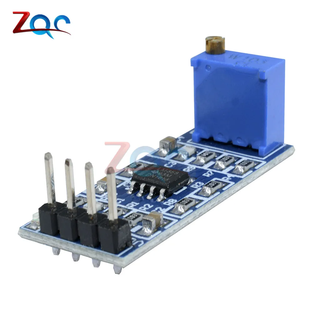 

LM358 100 times 100 Gain Signal amplification module operational amplifier module