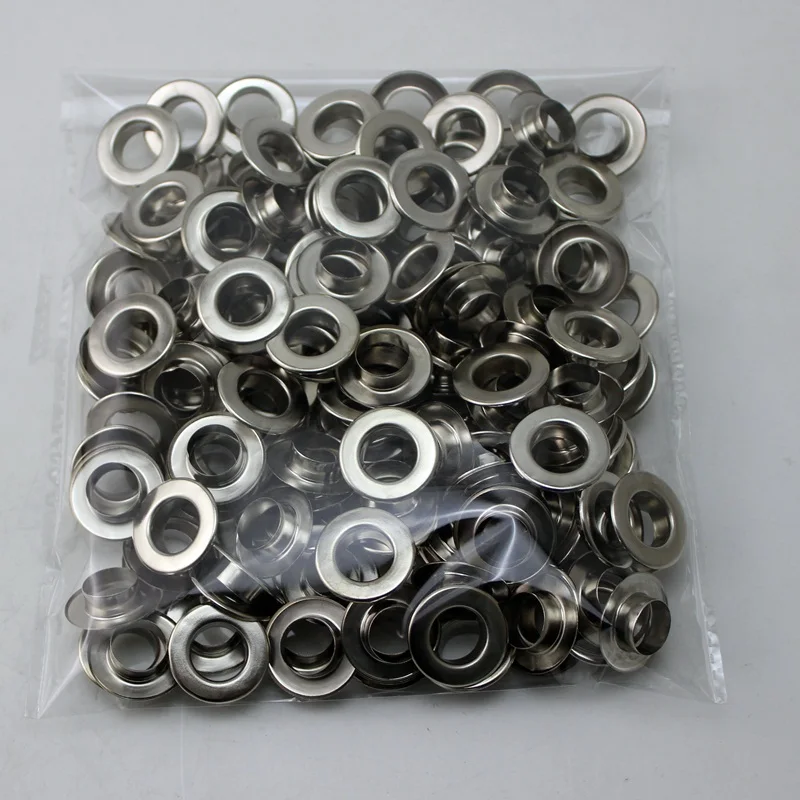 

100PCS 12MM COPPER Electroplating white eyelets buttons clothes accessory handbag findings