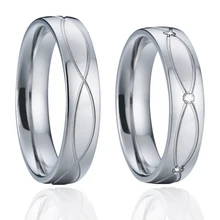 Обручальные кольца для влюбленных на День святого Валентина, серебряные, белые, золотые, цветные ювелирные изделия, обручальные кольца для пар, набор для мужчин и женщин, 5 мм