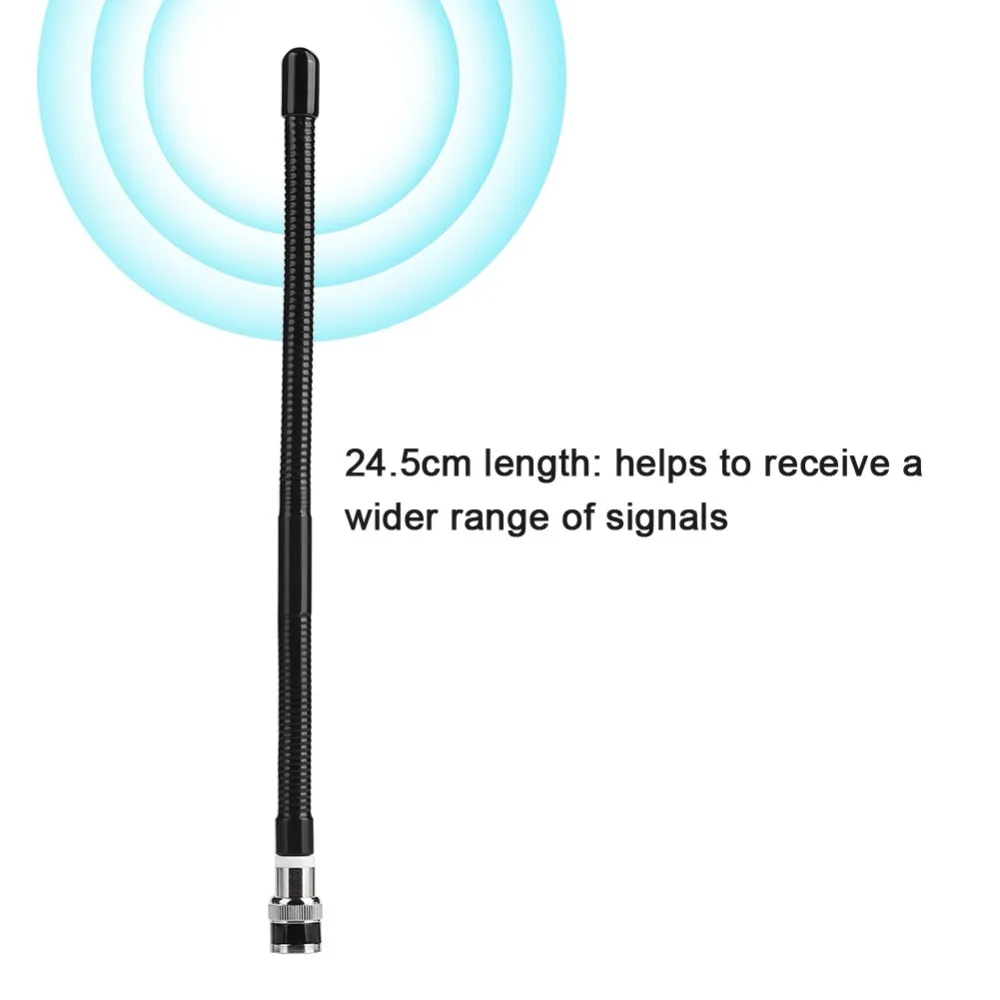 SOONHUA BNC Male 27MHz мягкая антенна двухстороннее радио для Kenwood Icom Motorola Wilson Uniden Vertex standard