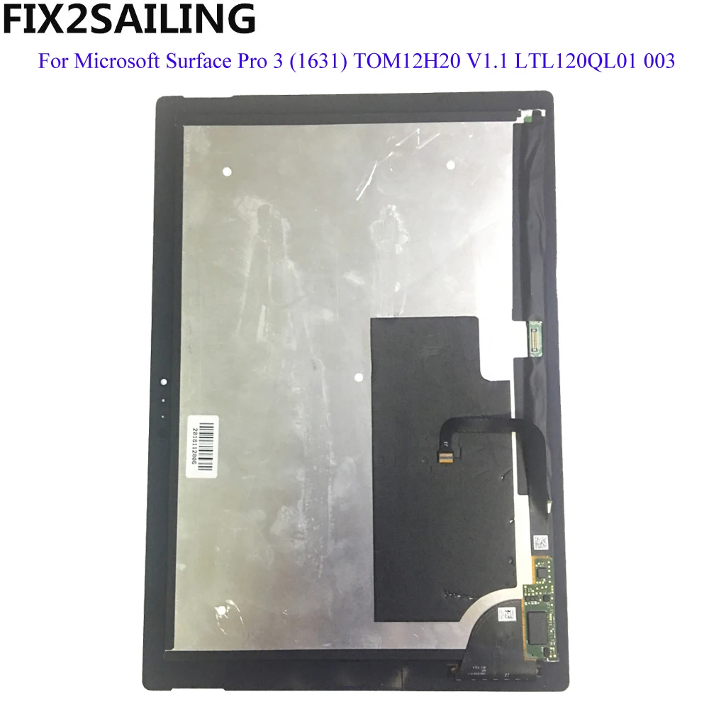 

Full LCD For Microsoft Surface Pro 3 (1631) TOM12H20 V1.1 LTL120QL01 003 New 100% LCD LCD Display Touch Screen Digitizer Panel