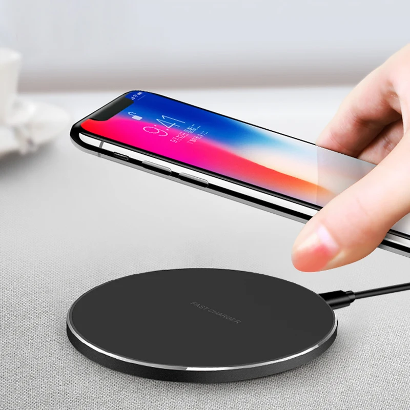 5W Qi Беспроводное зарядное устройство для iPhone MAX X Xs XR 8 plus Быстрая зарядка samsung S8 S9