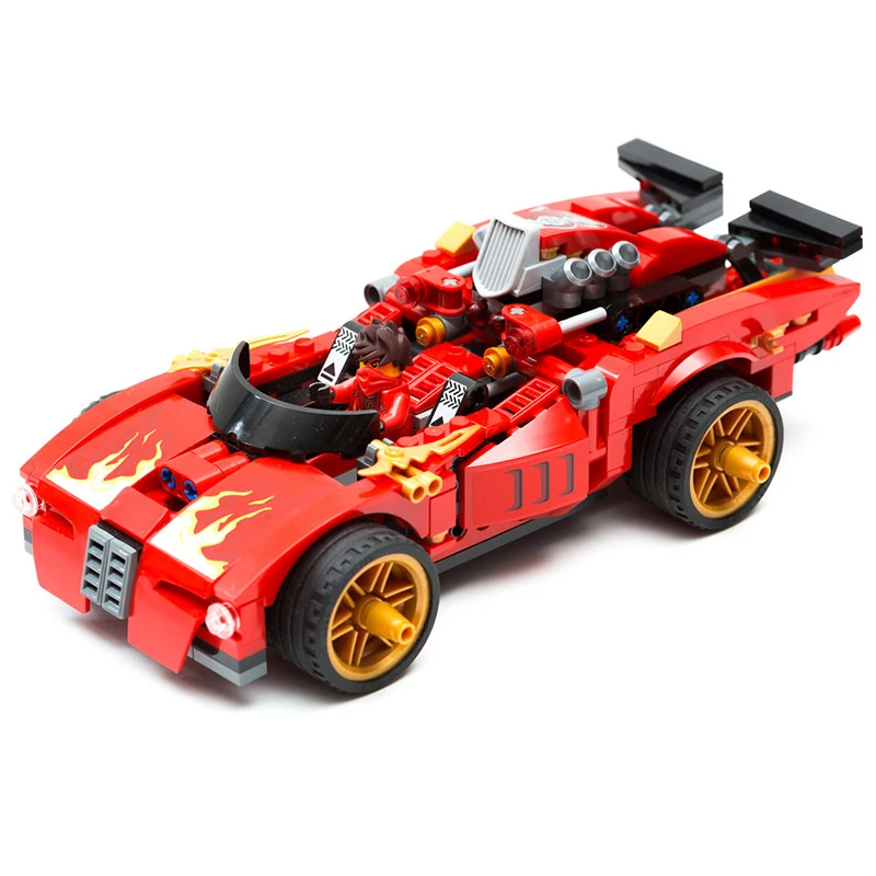 

X-1 Charger Building Blocks Car Model Bricks Toys Compatible Legoland 70727 Bela 9796