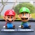 Забавный SUPER MARIO BROS автомобилей куклы покачивая головой игрушка модель прекрасный автомобиль украшения Мунекас Кош подкладке авто аксессуары украшения