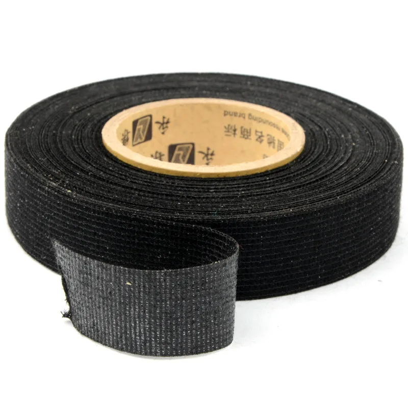 

1 PC Hot Selling 19mmx15m Tesa Coroplast Adhesive Cloth Tape for Cable Harness Wiring Loom G0286 P50