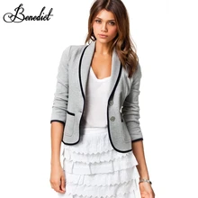Benedict Women Short Coat Jackets Office Ladies Blazer Big Size New Fashion Spring Fall Coats Women