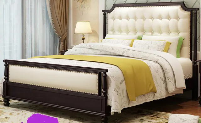 Letto In Legno massello, Stile americano In Legno Massello Letto ... Letto In Legno massello, Stile americano In Legno Massello Letto ...