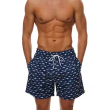 NIBESSER быстросохнущие летние мужские купальные шорты с карманом, мужские пляжные шорты, мужские повседневные плавки, пляжные шорты