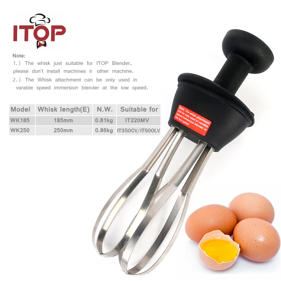  ITOP 3pcs/set Handheld Immersion Blender Commercial Mixing Machine High Speed Blender Food Mixers 1