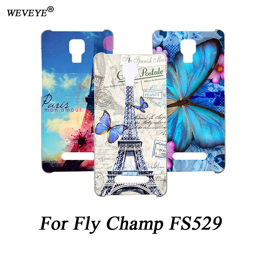 

Patterns colorful Case Cover For Fly Champ FS529 TPU Silicone Back Cover Phone Protective Cover Case For Fly FS529
